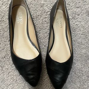 Franco Sarto Black Flats